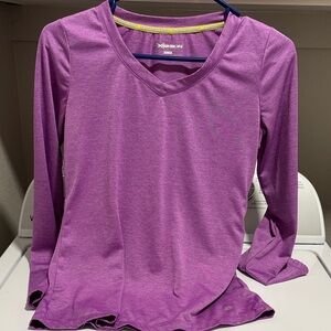 Xersion Women's Vibrant Purple Long Sleeve Tee